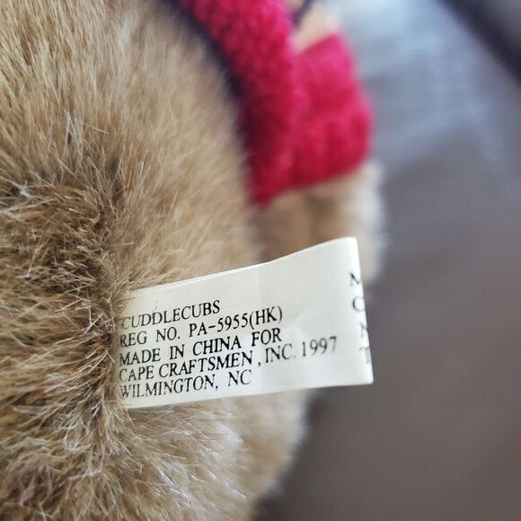 VERY RARE VINTAGE Cape Craftsmen Bear - Picture 3 of 4